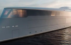 Clip: Cận cảnh siêu du thuyền nghìn tỷ chạy bằng hydro đầu tiên trên thế giới