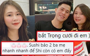 Duy Mạnh 'xúi' bạn gái Đình Trọng: 'Bắt Trọng cưới đi em'