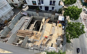 Nhà riêng lẻ 4 tầng hầm ở Hà Nội gây xôn xao từng bị xử phạt 2 lần