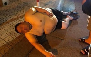 Bức ảnh người đàn ông to béo say xỉn nằm ngủ trên đường bị "đào mộ", thân hình của anh ta khiến tất cả câm nín