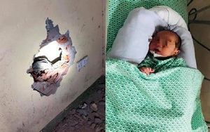 Bé trai sơ sinh bị bỏ rơi trong khe tường ở Gia Lâm đã được gia đình nhận về nuôi