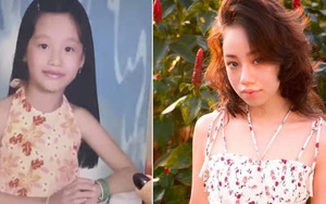 Cô bạn sinh năm 2000 khoe ảnh 'ngày xưa ơi', ngó sang hình bây giờ liền hiểu thế nào là dậy thì thành công
