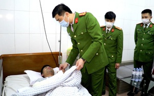 Tham gia chữa cháy, Thượng úy công an bị thương nặng