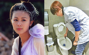 Mỹ nhân nổi tiếng diễn cùng Lâm Phong, Trịnh Y Kiện hết thời, phải dọn toilet kiếm sống ở tuổi 40?