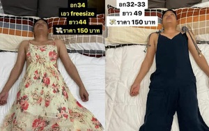 Vợ "lợi dụng" chồng ngủ để bắt làm người mẫu, mặc từ váy đầm đến croptop để đăng bán online rồi viral khắp MXH