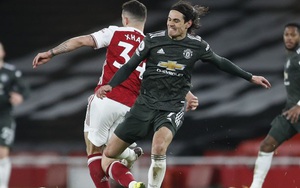 M.U hoà Arsenal, HLV Solskjaer dạy Cavani cách sút