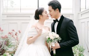 Ảnh cưới của MC Thùy Linh và diễn viên Hiếu Su
