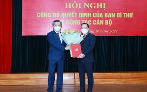 Công bố quyết định của Ban Bí thư về công tác cán bộ