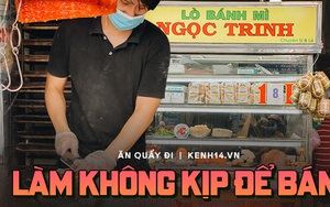 HOT nhất Sài Gòn sáng nay: Hàng bánh mì quá trời đắt khách, người bán quẹt pate mà tưởng nâng tạ