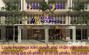 Lãnh đạo Louis Holdings giải trình chuyện thao túng giá cổ phiếu “họ Louis”: Có “tổ lái” nhưng là người ngoài, không phải Chủ tịch Đỗ Thành Nhân