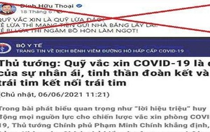 Đăng tin sai sự thật về Quỹ vắc xin, người đàn ông ở Quảng Nam bị phạt 7,5 triệu đồng