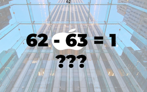 Câu hỏi tuyển dụng kỹ sư phần mềm của Apple: "Di chuyển một số bất kỳ để 62 - 63 =1?" - Đáp án dễ không ngờ