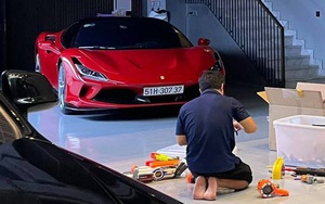 Nguyễn Quốc Cường khoe Ferrari F8 Tributo trong tình trạng khiến dân tình ngỡ ngàng, chuẩn bị đưa vợ lượn khắp Sài Gòn sau 4 tháng 'chôn chân'