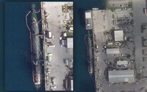 Hình ảnh đầu tiên về tàu ngầm Mỹ sau vụ va chạm bí ẩn ở Biển Đông