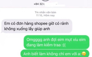 Đang thi online nhưng shipper tới giao hàng, nữ sinh tranh thủ nhờ làm bài giùm và cái kết ba chấm: Thả thính nhau hay gì?