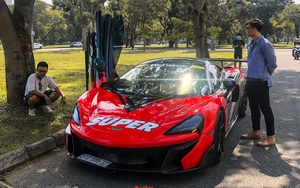 Bùi Tiến Dũng cầm lái McLaren 570S độ hàng độc dạo chơi cuối tuần tại TP. HCM