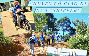 Cô giáo vùng cao làm shipper băng rừng lội suối, cõng hàng giúp người dân bị cách ly