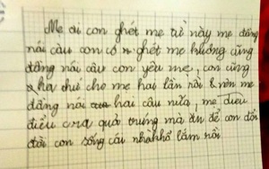 Lời nhắn nhói lòng của con gái gửi đến mẹ: "Mẹ đẻ quả trứng mà ăn để con đổi đời, con sống trong cái nhà này khổ lắm rồi"