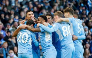 Man City dễ dàng đánh bại Everton trên sân nhà
