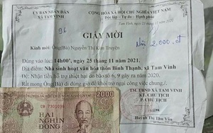 Bí thư Huyện uỷ yêu cầu kiểm điểm từ xã đến huyện vụ hỗ trợ 2.000 đồng cho dân