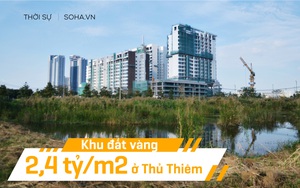 Cảnh khó tin ở lô đất vàng đắt kỉ lục 2,4 tỷ/m2 ở TP HCM: Những vũng 'trâu đằm' hơn tỷ đô