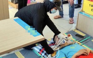 Bảo vệ siêu thị kể lại giây phút bị tên cướp kề dao vào cổ dọa giết