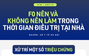 F0 điều trị tại nhà: NÊN và KHÔNG NÊN làm gì? Những dấu hiệu chuyển nặng cần biết!