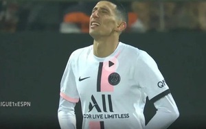 Di Maria bỏ lỡ khó tin, biến nỗ lực kiến tạo tuyệt vời của Messi thành "công cốc"