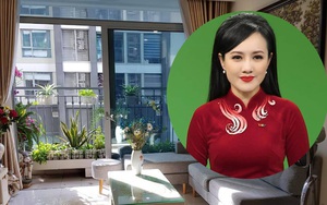 Hé lộ không gian sống của BTV Thời sự 19h Hoài Anh