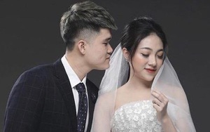 Tuyển thủ Thanh Hoá từng vô địch AFF Cup 2018 khoe ảnh cưới lãng mạn