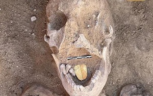 Xác ướp lưỡi vàng 2.000 năm tuổi xuất hiện ở Ai Cập