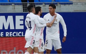 Varane tỏa sáng rực rỡ, Real Madrid ngược dòng kịch tính trước Huesca