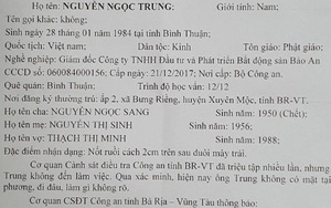 Công an truy tìm giám đốc công ty BĐS ở Bà Rịa - Vũng Tàu