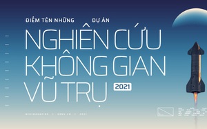 Điểm tên những dự án nghiên cứu không gian vũ trụ thú vị nhất trong năm 2021