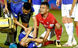 Luật mới của VFF: Hoàng Thịnh có thể bị cấm thi đấu 2 năm vì làm Hùng Dũng gãy chân