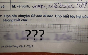 Cậu nhóc lớp 1 trả lời thẳng tưng 'tác hại của việc không biết chữ', đọc hợp lý đến mức giáo viên cũng phải cười lăn