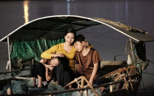 Lương Nguyệt Anh lạnh cóng khi quay cảnh trên sông