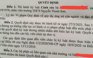 Kỷ luật nữ nhân viên tố cáo hiệu trưởng gửi video nhạy cảm