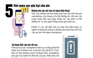 5 thói quen sạc gây hại cho pin điện thoại