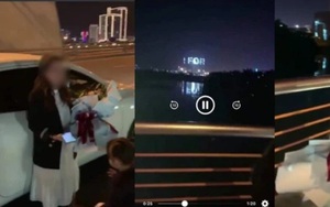 Clip hot 'dừng ô tô trên cầu Trần Thị Lý để tỏ tình với vợ': Cứ lãng mạn hết nấc, tránh 'lên phường giải quyết'!