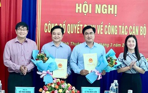 Hai phó Bí thư Tỉnh đoàn Bình Thuận nhận chức Phó giám đốc sở
