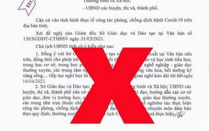 Bắc Ninh bác thông tin về việc cho học sinh nghỉ học từ 1/4 đến 16/4