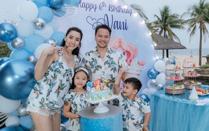 Hết 2 cháu gái thi Hoa hậu, đến con gái Trang Nhung mới 6 tuổi đã được chú ý nhờ nhan sắc gen trội trong tiệc sinh nhật