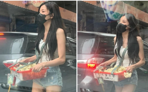 Nữ streamer xinh đẹp bỗng chốc "nổi như cồn" sau loạt ảnh bán hoa dạo trên đường phố