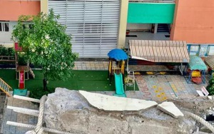 Lộ nguyên nhân khối bê tông 'khủng' rơi xuống trường mầm non