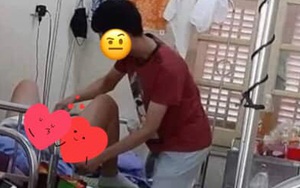 Anh chồng chăm vợ đẻ trong viện khiến hội chị em "đỏ mặt", từng hành động khiến tất cả thán phục