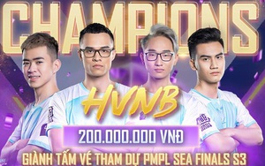 Áp đảo tại vòng chung kết, HVNB chính thức trở thành tân vương của PUBG Mobile Việt Nam, ẵm ngay 200 triệu đồng tiền thưởng