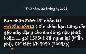 Cục CSGT cảnh báo lợi dụng "phạt nguội" vi phạm giao thông để lừa đảo