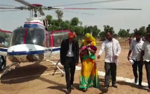 35 năm gia đình mới chào đón 1 cháu gái, ông bà mạnh tay thuê hẳn trực thăng để đón về