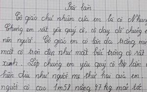 Bài văn tả cô giáo thật đến từng chi tiết, nhưng lỡ 'bóc phốt' 1 sự thật cô đọc vào chắc ngượng lắm đây